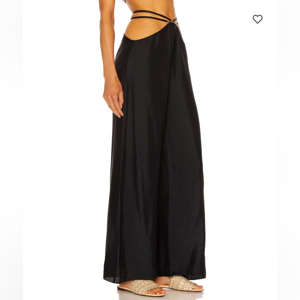 Cult Gaia Black Wide-Leg Pants - Picture 3 of 8